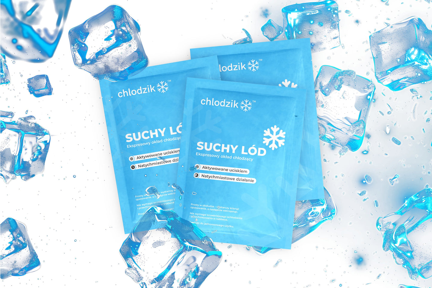 Suchy Lód Kompres Chłodzący CHLODZIK ❄︎ - Chlodzik.pl